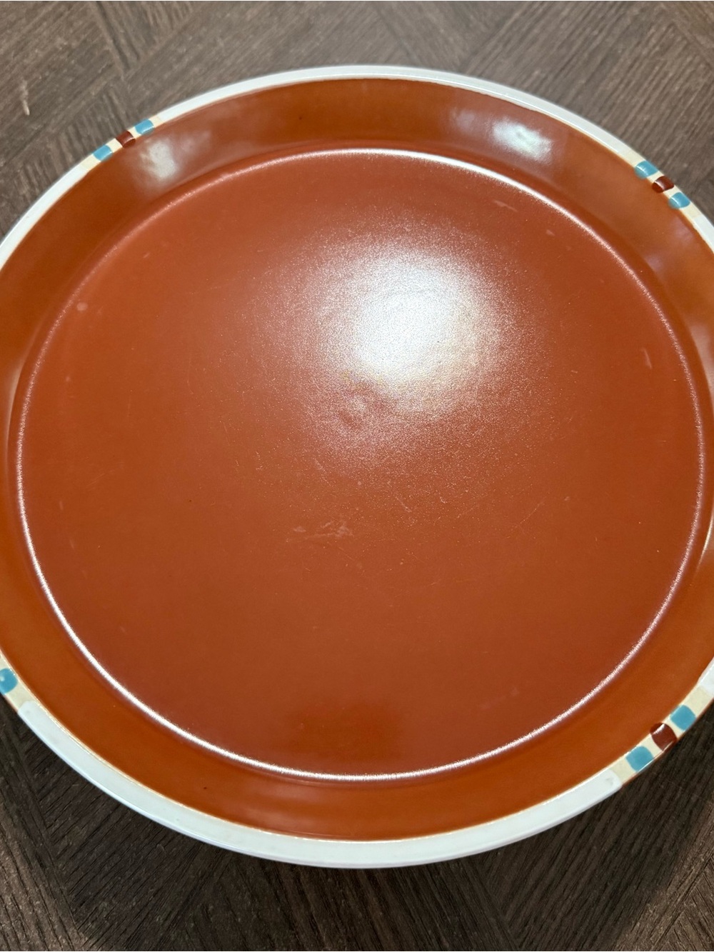 Dansk Mesa Terracotta Dinner Plate Stoneware Set of 5. Made in Japan 10 1/2in.